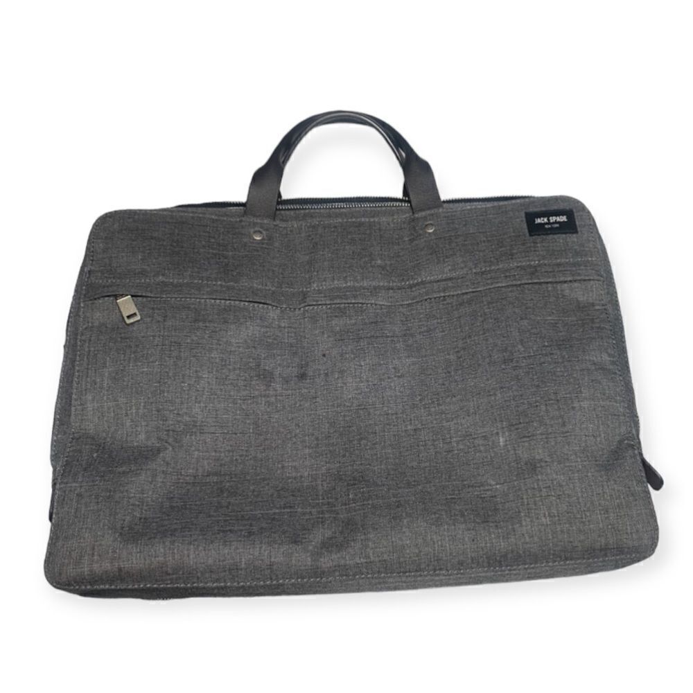 Jack Spade New York grey laptop bag